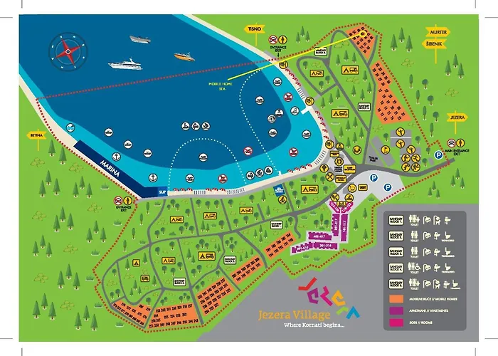 Appartement Mobile Sea Jezera Village, Otok Murter Tisno